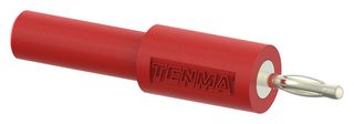 MULTICOMP PRO 72-14350 ADAPTOR, 2MM BANANA JACK-4MM BANANA PLUG