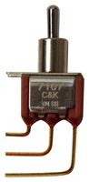 C&K COMPONENTS 7107MD9AV2BE INTERRUPTOR PALANCA SPDT 0.4VA 20V THT