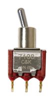 C&K COMPONENTS 7108MD9ABE INTERRUPTOR PALANCA SPDT 0.4VA 20V THT