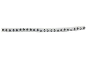 HELLERMANNTYTON 901-11010 CABLE MARKER, PRE PRINTED, PVC, WHITE