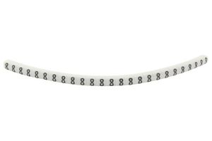 HELLERMANNTYTON 901-11023 CABLE MARKER, PRE PRINTED, PVC, WHITE