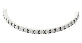 HELLERMANNTYTON 901-11047 CABLE MARKER, PRE PRINTED, PVC, WHITE