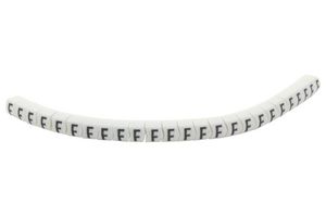 HELLERMANNTYTON 901-11079 CABLE MARKER, PRE PRINTED, PVC, WHITE