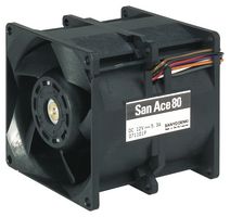 SANYO DENKI 9CRB0812P8G001 AXIAL FAN, 80MM, 12VDC, 194CFM, 80DBA