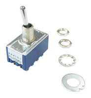 NIDEC COMPONENTS 8A4101-Z TOGGLE SW, 4PDT, 6A, 125V, PANEL