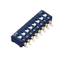 NIDEC COMPONENTS CFS-0802MB DIP SWITCH, SPST-NO, 0.1A, 6V, SMD