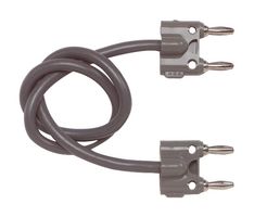POMONA 2BC-48 TEST LEAD, DOUBLE BANANA PLUG, 1.219M