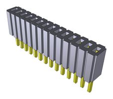 SAMTEC SLM-114-01-S-S CONNECTOR, RCPT, 14POS, 1ROW, 1.27MM