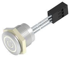 TE CONNECTIVITY - ALCOSWITCH AVC16LS04FE13T5B04 VANDAL RESISTANT SW, SPST, 1A, 24V, PANL