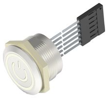 TE CONNECTIVITY - ALCOSWITCH AVC22MS16FE1DT5A04 VANDAL RESISTANT SW, SPST, 1A, 24V, PANL
