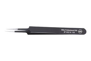 WIHA 32334 TWEEZER, STRAIGHT POINTED, SS, 110MM