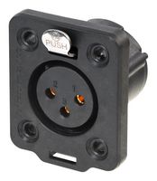 NEUTRIK NC3FDX-TOP CHASSIS CONNECTOR FEMALE 3POLE TOP
