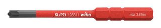WIHA 34589 POZIDRIVE/SLOTTED BIT, SL/PZ1, 75MM