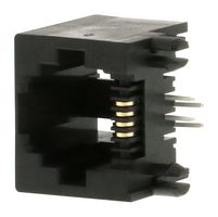 MOLEX 43860-0003 MODULAR CONNECTOR, JACK, 6P4C, 1PORT, TH