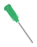 FISNAR 8001087 BLUNT END DISPENSING TIP, GREEN, PK50