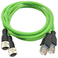 TREND NETWORKS R151058 ADAPTER CABLE, RJ45 PLUG-M12 RCPT, 1M