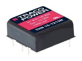TRACO POWER THN 15-1222N DC-DC CONVERTER, 2 O/P, 15W