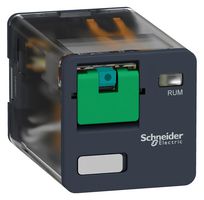 SCHNEIDER ELECTRIC RUMC31BD POWER RELAY, 3PDT, 10A, 250VAC