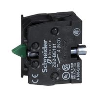 SCHNEIDER ELECTRIC ZB2BE101 CONTACT BLOCK, SPST-NO, 3A, 240VAC
