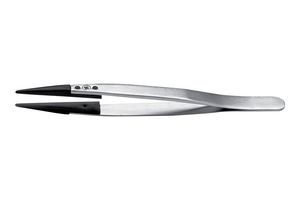 IDEAL-TEK 249SVR.SA.1 TWEEZER, STRAIGHT/FLAT, 130MM