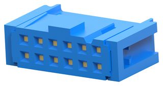 TE CONNECTIVITY - AMP 2-1658527-0 CONNECTOR, RCPT, 12POS, 2ROW, 2.54MM