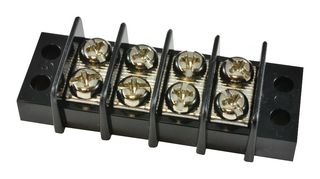 BUCHANAN - TE CONNECTIVITY 1546306-4 TERMINAL BLOCK, BARRIER, 4WAYS, 12AWG