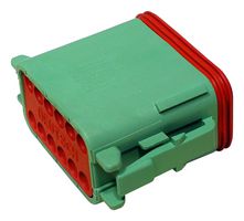 DEUTSCH - TE CONNECTIVITY DT06-12SC AUTOMOTIVE HOUSING, PLUG, 12POS, 13A