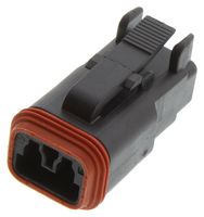 DEUTSCH - TE CONNECTIVITY DT06-2S-P012 CARCASA AUTOMOTRIZ, MACHO, 2POS, 13A