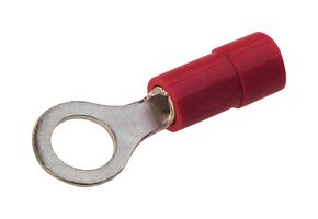 MOLEX 19057-0003 TERMINAL, RING TONGUE, #4, 18AWG, RED