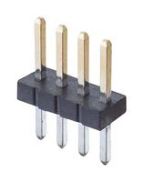 HARWIN M50-3530442 CONN, PCB HDR, 4P, 1ROW, 1.27MM, TH