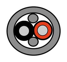 BELDEN 70045LV.00100 MULTIPAR BLINDADO, 1 PAR, 1.5MM2, 100M