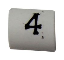 TE CONNECTIVITY - RAYCHEM TRSA-1019/C/1/4 WIRE MARKER, HEAT SHRINK, 3:1, WHITE, PO