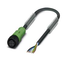 PHOENIX CONTACT 1442515 SENSOR CORD, 5P M12 RCPT-FREE END, 1.5M ROHS COMPLIANT: YES