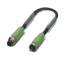 PHOENIX CONTACT 1404200 SENSOR CORD, 8P M8 PLUG-M8 RCPT, 3M ROHS COMPLIANT: YES