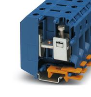 PHOENIX CONTACT 3009105 DINRAIL TERMINAL BLOCK, 2WAY, 0AWG, BLU ROHS COMPLIANT: YES