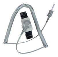 SCS 2381 WRIST STRAP, SNAP, SMALL, BLACK, 5FT