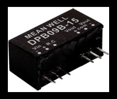 MEAN WELL DPB09C-05 DC-DC CONVERTER, 2 O/P, 9W ROHS COMPLIANT: YES