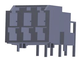 MOLEX 203555-1216 CONNECTOR, HEADER, 6POS, 2ROW, 6.5MM