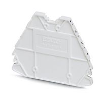 PHOENIX CONTACT 3270236 END COVER, DIN RAIL TERMINAL BLOCK, WHT ROHS COMPLIANT: YES