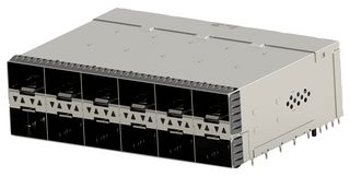 TE CONNECTIVITY 2347721-6 CONNECTOR, ZSFP+, RCPT, 20POS, PRESS FIT