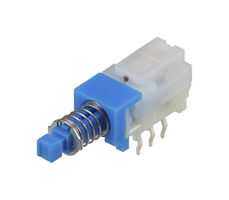 PB SWITCH, DPDT, 0.1A, 30VDC, THT
