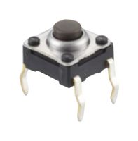ALPS ALPINE SKHWALA010 TACTILE SWITCH, 0.05A, 12VDC, TH ROHS COMPLIANT: YES