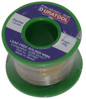 DURATOOL D01687 SOLDER WIRE, SN/ CU, 1.2MM, 100G ROHS COMPLIANT: YES