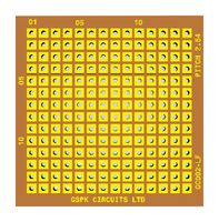 GSPK CIRCUITS GC002-LF PROTOTYPING BOARD, FR2, 40MM X 40.5MM ROHS COMPLIANT: YES