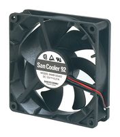 SANYO DENKI 9A0912G401 DC AXIAL FAN, 62.15CU.FT/MIN, BALL, 92MM ROHS COMPLIANT: YES