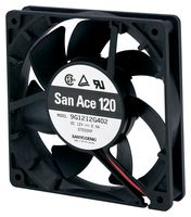 SANYO DENKI 9G1224G4D011 AXIAL FAN, 120MM, 3.68M3/MIN, 51DBA, 24V ROHS COMPLIANT: YES