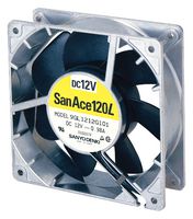 SANYO DENKI 9GL1212M101 AXIAL FAN, 120MM, 2.1M3/MIN, 32DBA, 12V ROHS COMPLIANT: YES