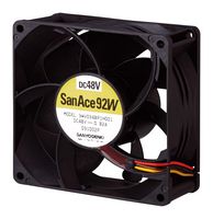 SANYO DENKI 9WV0948P1H001 DC AXIAL FAN, 178CU.FT/MIN, BALL, 92MM ROHS COMPLIANT: YES