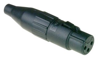 AMPHENOL AUDIO AC3FCP XLR CONNECTOR, JACK, 3POS, CABLE ROHS COMPLIANT: YES