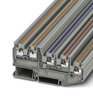 PHOENIX CONTACT 3244452 DIN RAIL TB, PUSH IN, 5POS, 26-14AWG